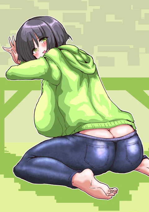 今日の日課はパーカーブルージーンズセイカさんです 