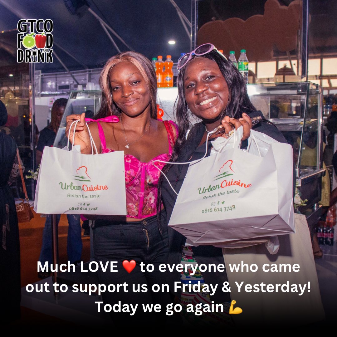 💪 Let’s go harder on the last day! 

Visit our Stand: 4th shop on the 3rd row on the right hand side from the entrance.
.
.
.
#urbancuisine #GTCOFoodAndDrink #GTCOFoodDrink #GTCOFoodAndDrinkFestival #FoodieEvent #GTCOFoodAndDrink2024 #CulinaryInnovation