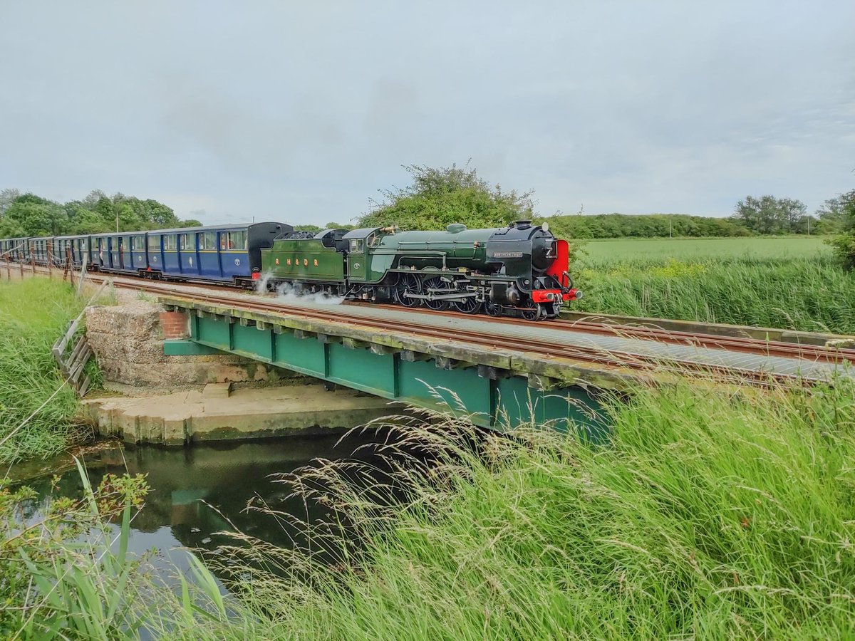 Weather has cleared up on Romney Marsh. Trains all steam hauled and leaving Hythe hourly from 11.00 to 15.00. Have lunch and a beer or glass of wine at the End of the Line restaurant at Dungeness. For details see rhdr.org.uk