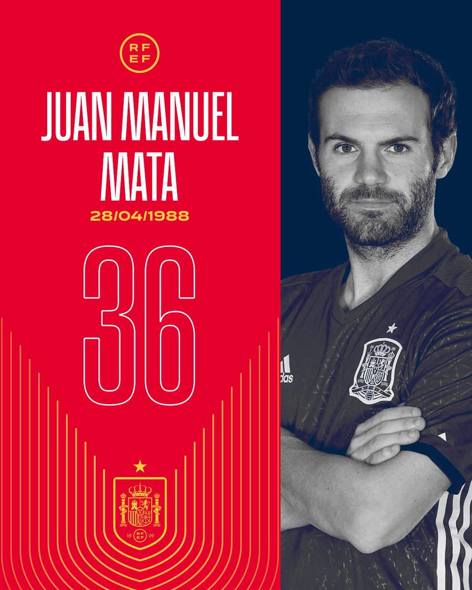 🇪🇺 Se coronó en Europa. 🌍 Conquistó el Mundo. ✨ Y nos deleitó con su magia en 41 internacionalidades. Hoy cumple 3️⃣6️⃣ años @juanmata8. 🥳 ¡Muchísimas felicidades, Mata!