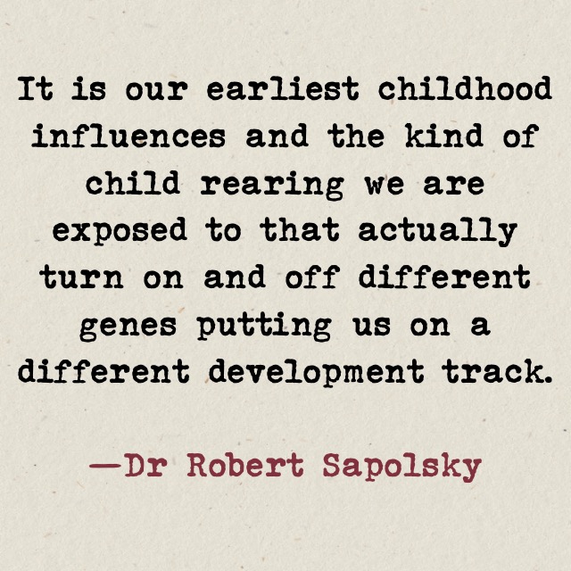 This is each's dynamic embroidery of sorts—neither, either/or, but rather 'yes' = an all-encompassing. 

#AntecedentCauses #AttachmentTheory #ChildDevelopment #UniversalSympathy