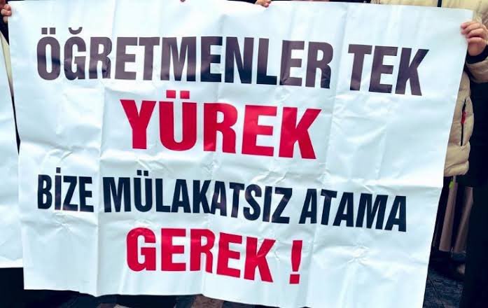 Öğretmenler tek yürek Bize mülakatsız atama gerek! #Mülakatsız68BinÖğretmenUlusta