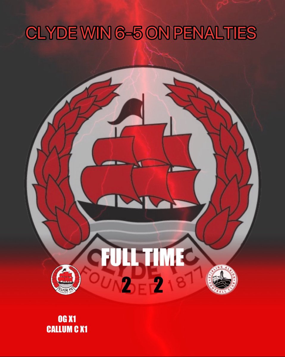 🚨RESULT🚨

The lads has to dig deep and show great character to score 2 goals in +4 minutes of stoppage time to rescue a draw. 

As it’s a cup game, it went to penalties and the lads managed to come out winners.

#BullyWee 🇾🇪