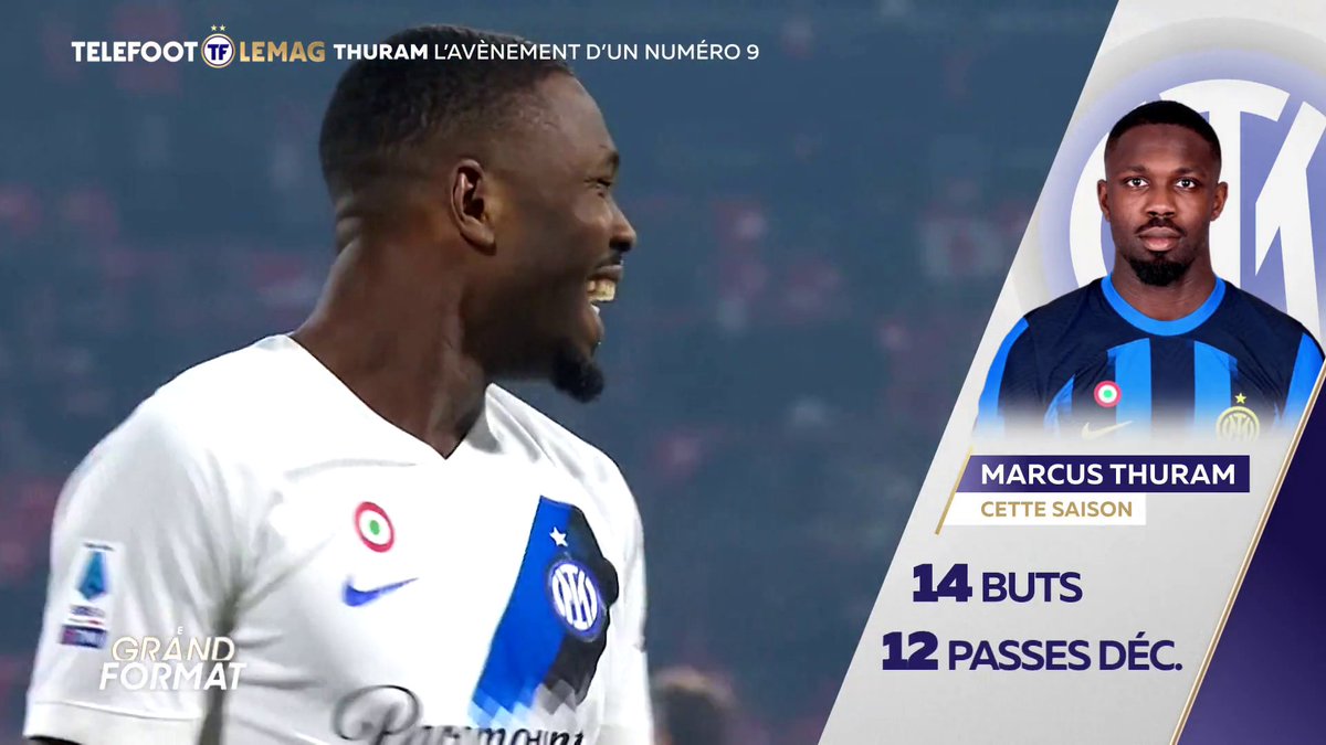 La saison 2023/2024 de Marcus Thuram est la plus prolifique de sa carrière. ⚽️👀 @SaberDesfa