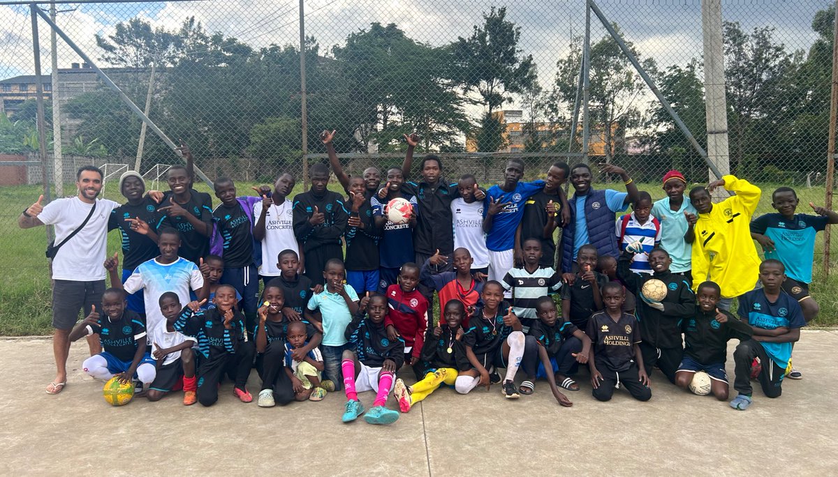 Thank you to the #QPR family for all the kit donations 🫶🏽 There’s now West London all over Kenya, 80 boys have new clothes and THE R’s ARE STAYING UP!!!!! 💙 Still taking any donations: 🙏🏽 gofund.me/75c346da Thanks to @chrissiebrooks_ for making this happen!!