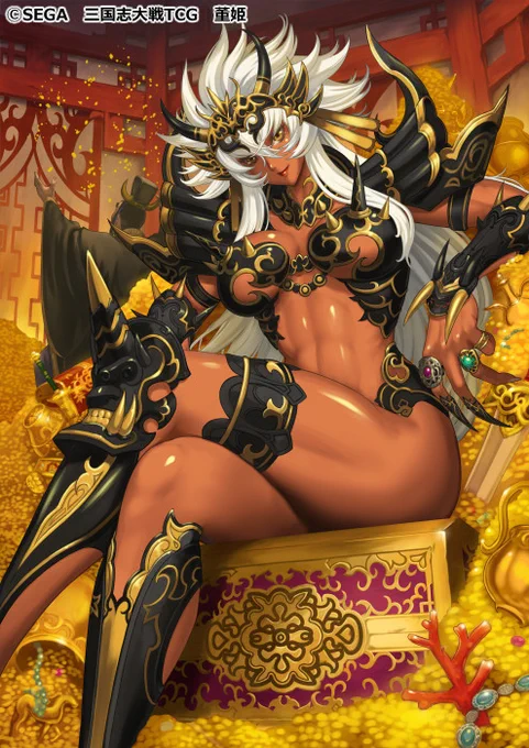 #GWなので金色の物を貼る金銀財宝と黄金の獅子 