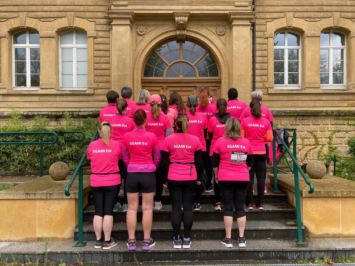 PrefetZoneEst's tweet photo. 🏃♀️ #lamessine
Bravo aux 30 participantes de l’équipe de la Préfecture de Zone qui ont participé ce matin à La Messine, la course qui lutte contre le cancer du sein ! https://t.co/JeF08wpQv7