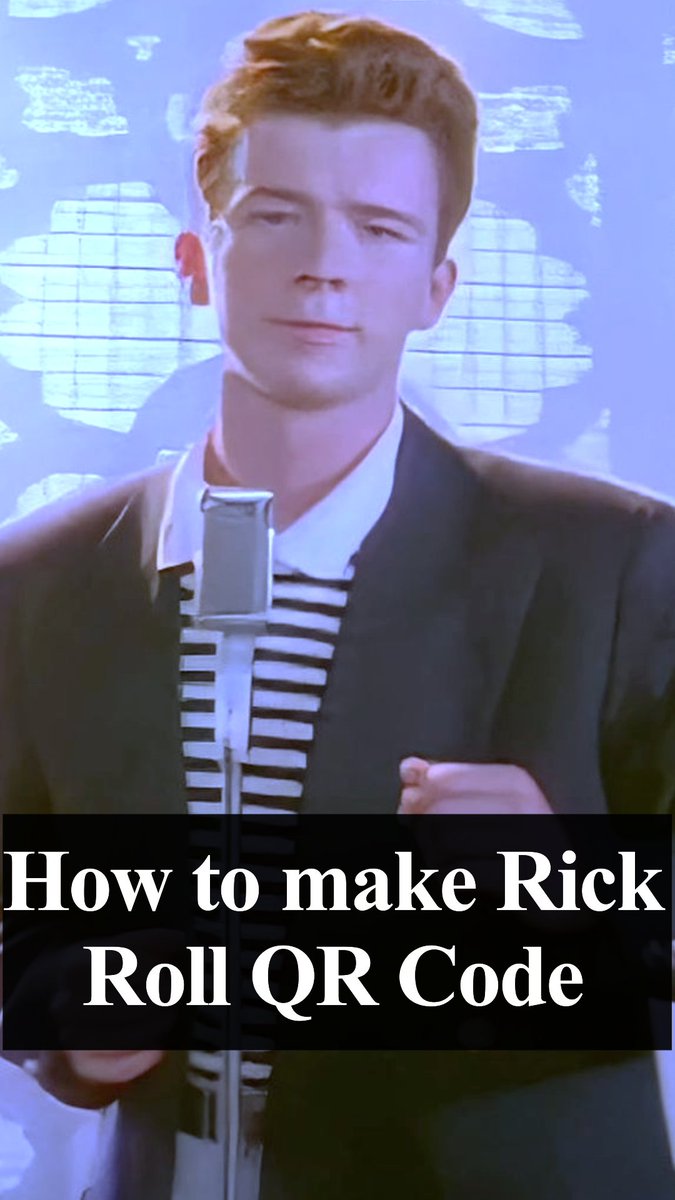 makeqrcodefree's tweet photo. How to make Rick Roll QR Code

Learn how to create a QR code that leads unsuspecting victims straight to the iconic Rick Astley “Never Gonna Give You Up” music video. 

https://t.co/WewqMTYPvd

#tech #qrcode #qrcodegenerator #technology https://t.co/zytAdE7Wo5
