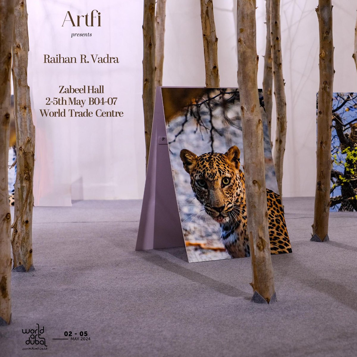 Only 3 days left until Raihan R Vadra unveils 'Freedom of Nature' at World Art Dubai!