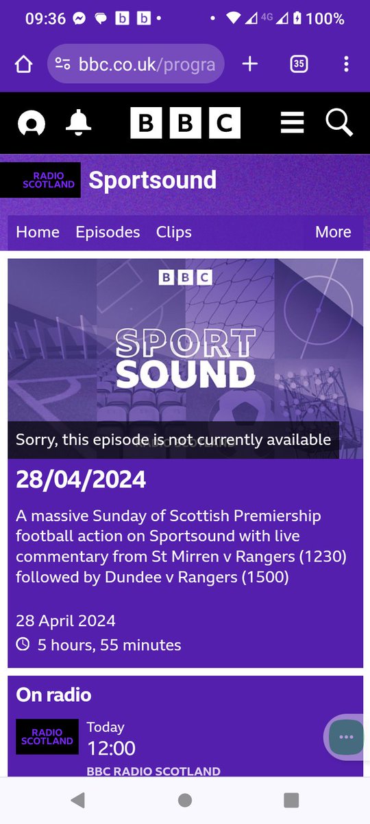 You have to laugh at the BBC when they say they are not biased.  Apparently #Celtic aren't even playing today. 
 MonThe #Buddies and  MonThe #Tims
#CFC #SMFC