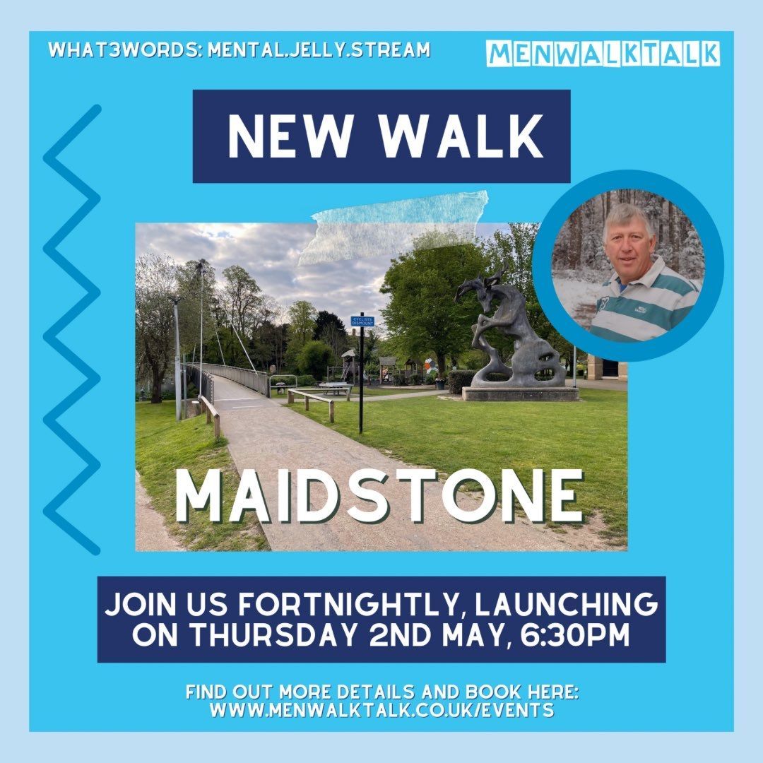 NEW Maidstone walk is launching on Thursday 2nd May at 6:30pm! Our Walk Leader Justin would love to see you there! 😁 You can find out more information and book on our website: buff.ly/35u7ovm