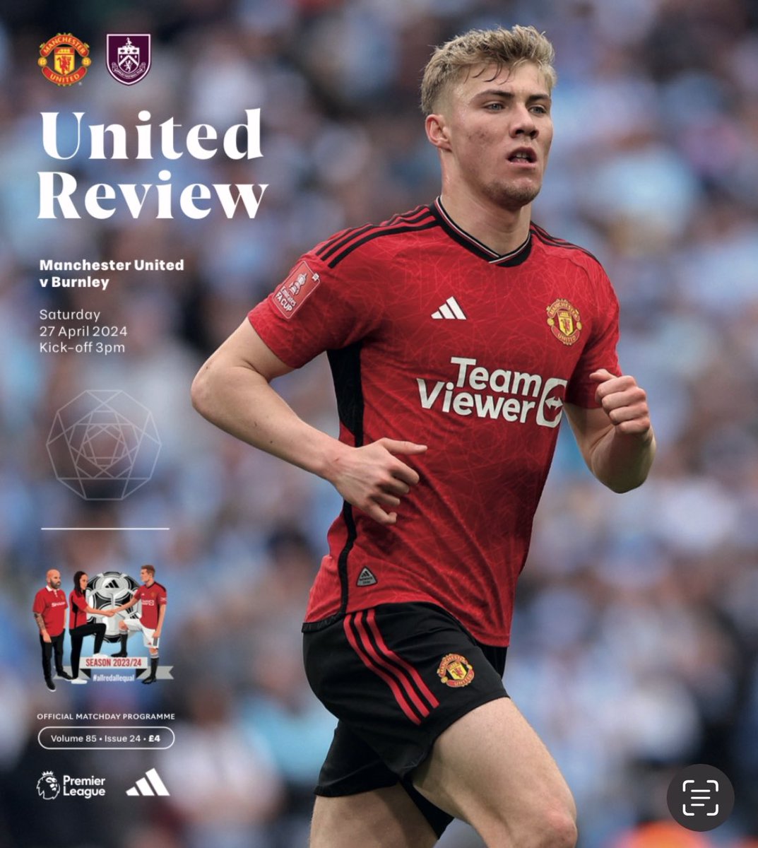 Not the result we wanted, but it was great to see @utdfanculture & @RealChangeMANC featured again in the iconic United Review. Thank you to all followers & those who have submitted photos. Please keep spreading the word. I appreciate your support ✊❤️🇾🇪 #mufc #realchangemcr