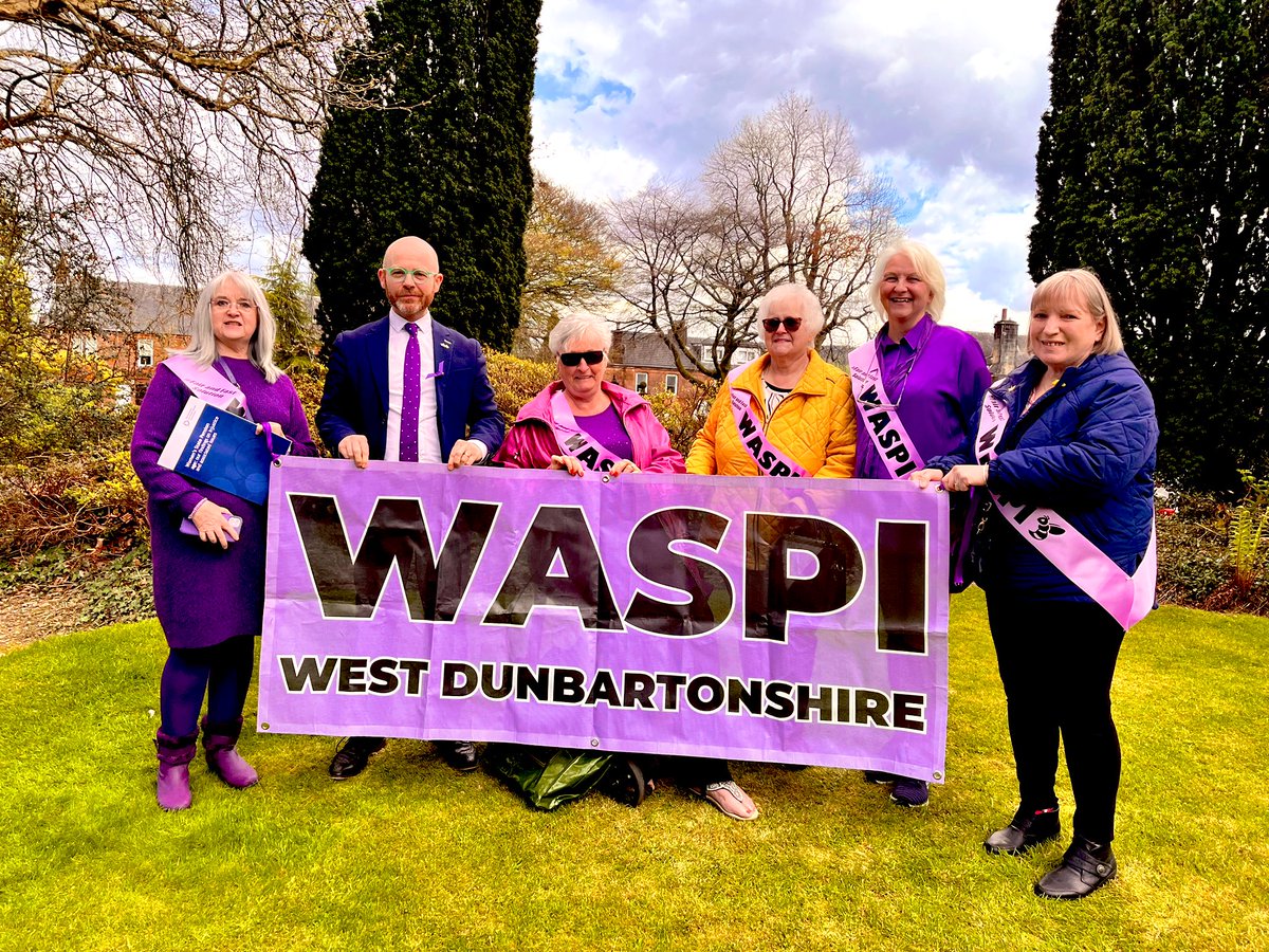 Proud to stand with @MarieAMcNair @STrayn0r @KpConaghan in #Clydebank & @WASPI_Campaign in The #ValeofLeven to mark International Workers’ Memorial Day ✊

Truth & Justice 🕊️