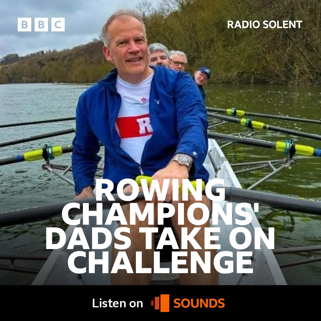 Four fathers of rowing world champions are taking on a charity challenge to row more than 130 miles. 🚣 bbc.in/3Qhtzgs