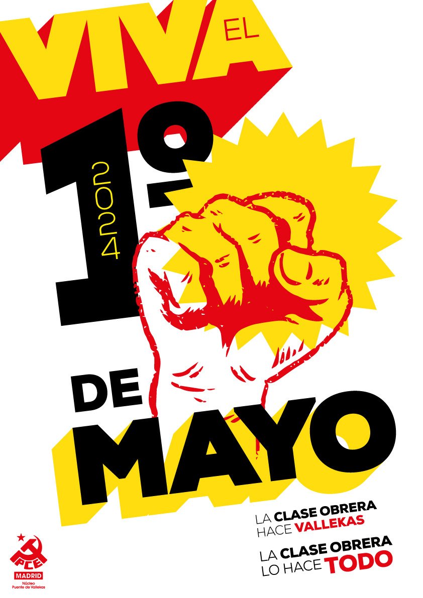 PCE_Vallekas's tweet photo. 🚩 [1/5] Desde el PCE de Vallecas, hacemos un llamamiento  a la acción ✊ en defensa de nuestra clase. Es el momento de defender la democracia  y de trabajar juntos por la paz 🕊️ #laclaseobrerahacevallekas https://t.co/bXASgmCMO2