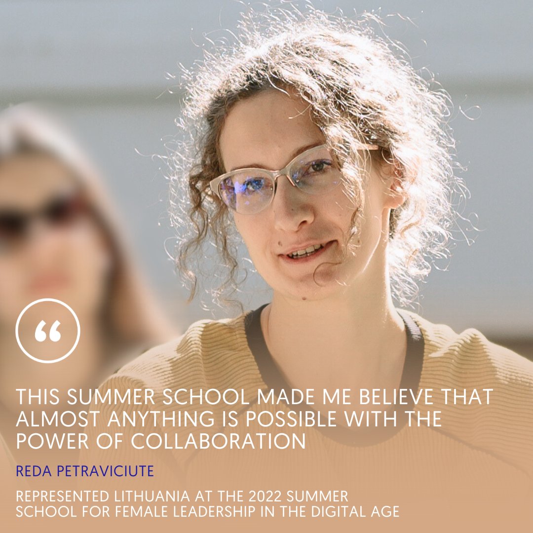 'This Summer School made me believe that almost anything is possible with the power of collaboration,' says Reda Petraviciute from Lithuania, reflecting on her experience at the 2022 Summer School. Apply by April 30 to join our #NextGenChangeMakers! 🔗europeanleadershipacademy.eu