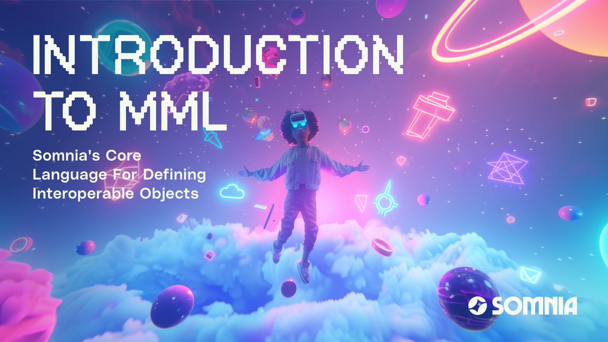 🧠Unleash creativity in the metaverse with Metaverse Markup Language (MML)! This open-source language uses familiar #HTML and #JavaScript to let you design interactive experiences across various platforms ⚡️ 🔗 Start your journey with MML today: somnia.network/an-introductio…