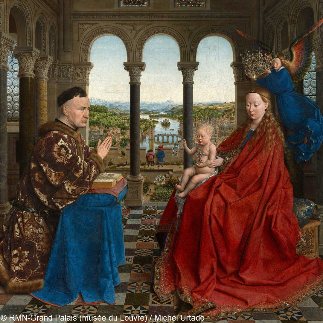 #IdeeDeSortie 🖼️ | Pourquoi ne pas 'Revoir Van Eyck, La Vierge du chancelier Rolin' grâce à l’exposition proposée par @MuseeLouvre ? Après sa restauration spectaculaire, (re)découvrez ce chef-d’œuvre du 15e siècle. Jusqu’au 17 juin 2024 👉 louvre.fr/en-ce-moment/e…