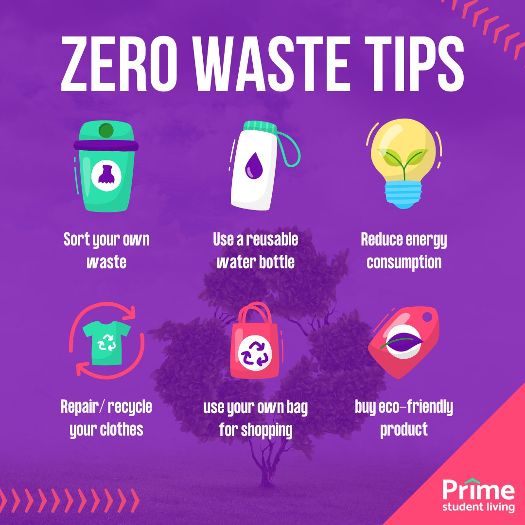 Our top tips to reduce your waste ♻️

Reducing our waste is extremely important for the welfare of our planet 🌍
Use these 6 tips in your daily life to have a positive impact on the environment around you 💜

#recycle #waste #pollution #studentaccommodationuk