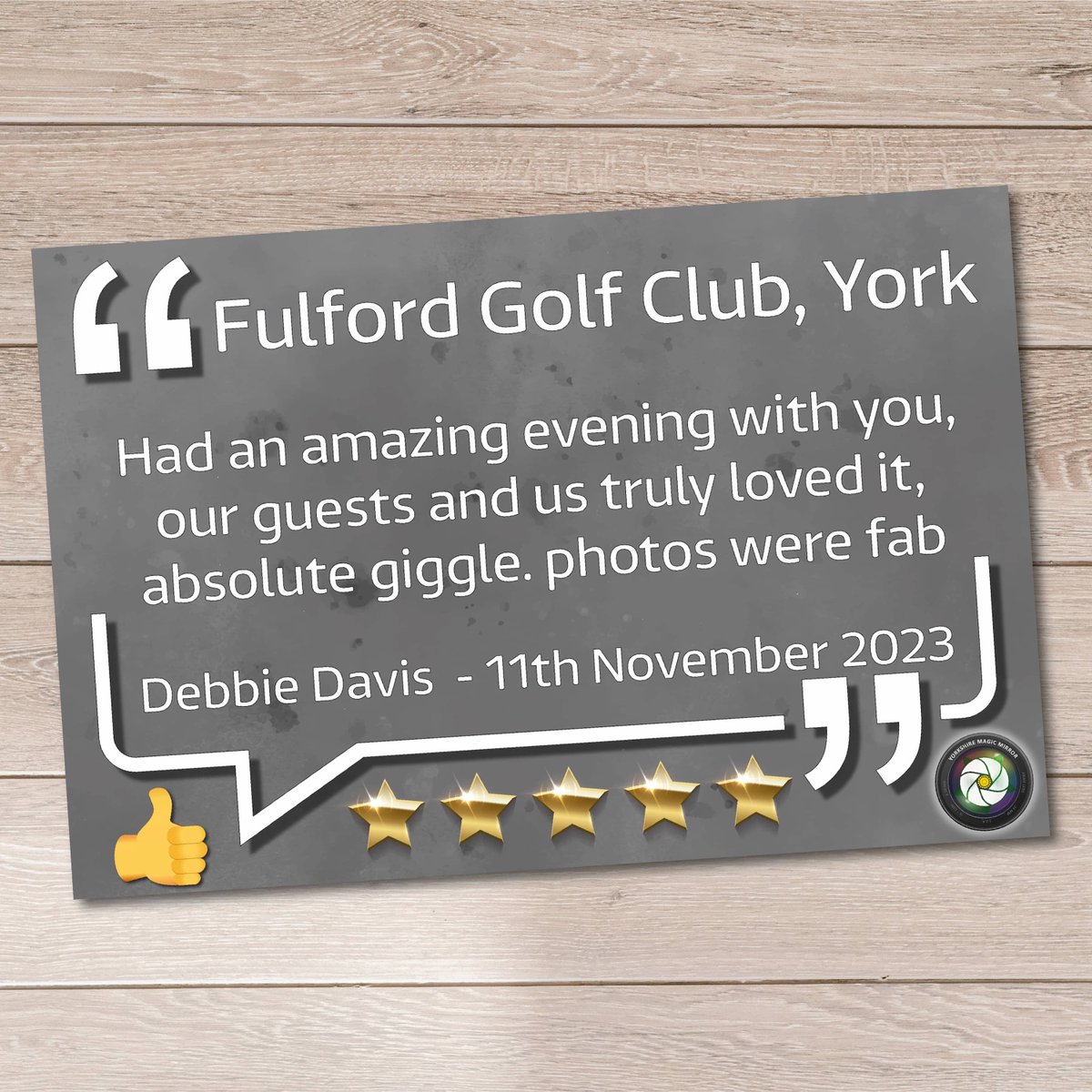 Thanks Debs! 🌟🌟🌟🌟🌟 <a href="/fulfordgolfclub/">Fulford Golf Club</a>