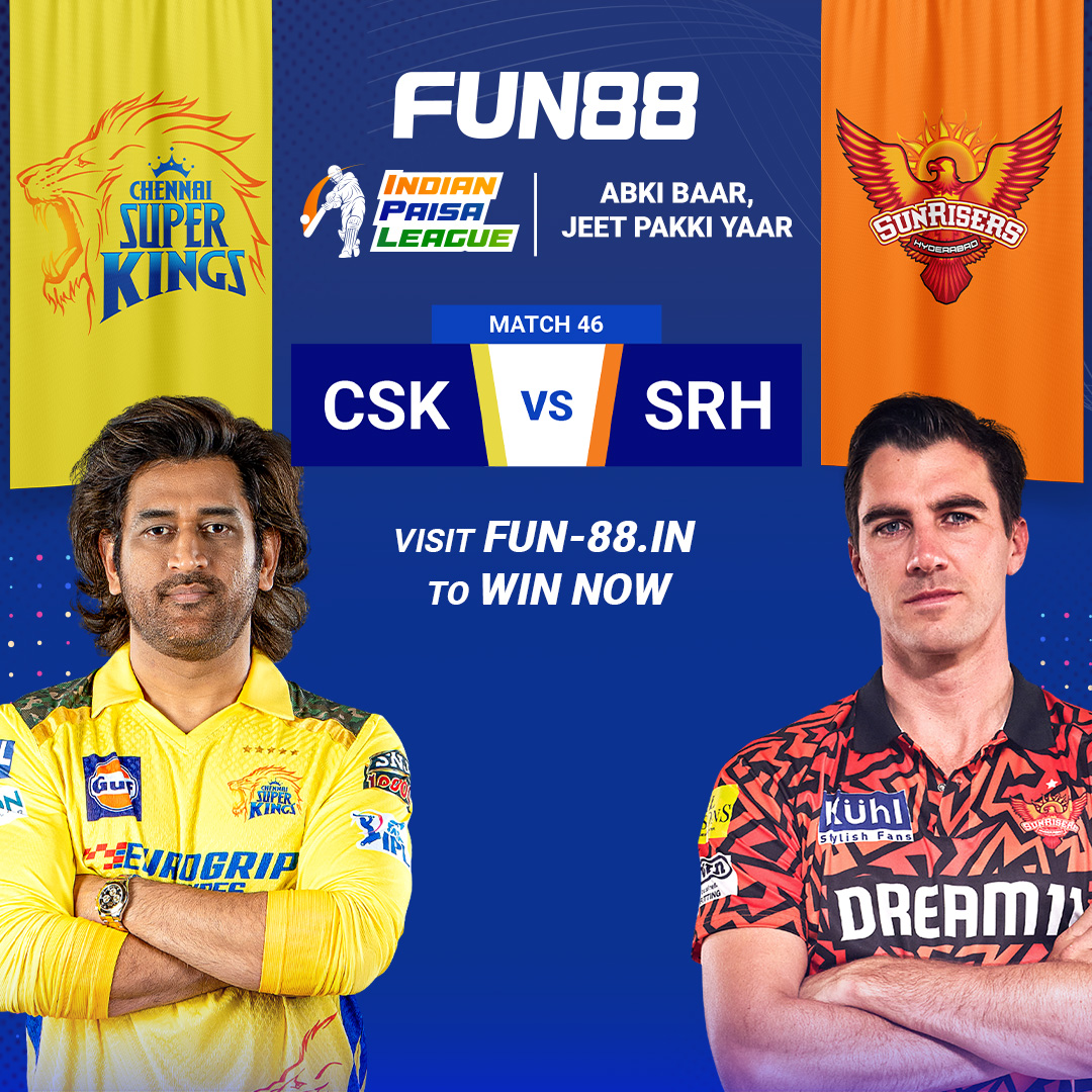 Comment who's going to win today match before 7:30 pm and 5 of our random followers replying to this tweet will get Rs. 1000 voucher. #CSKvsSRH #Fun88India Sign up to increase your chances of winning 🥰bit.ly/3JqhSjU T&C* Apply