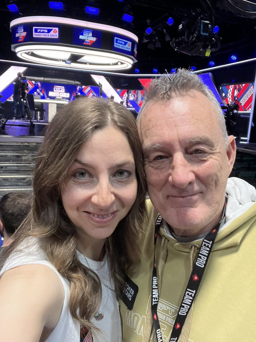 Just two @PokerStars Team Pros about to start the EPT Monte Carlo Main Event. Good luck, us! @barnyboatman