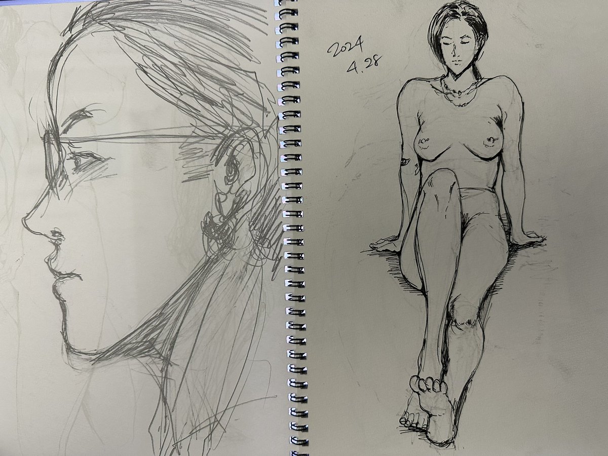 クロッキー終わったので飯食って仕事 