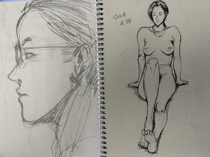 クロッキー終わったので飯食って仕事 