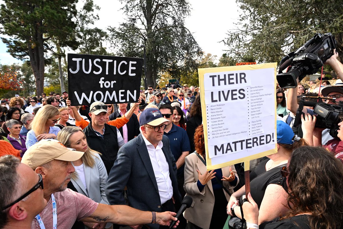 Good on you @AlboMP 

‘Australia must do better’: Albanese calls urgent national cabinet meeting as thousands rally to end men’s violence against women.
theguardian.com/australia-news… #auspol #EnoughIsEnough #abc730 #abcnews #insiders