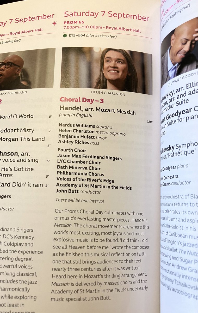 Still floating on air after getting name checked by @davidpickard23 on R3 Breakfast w/ @PetrocTrelawny earlier this week. If you didn’t hear it, you’ll have missed David generously referring to us as “a very brilliant choir” 😊 Cannot wait to sing in Prom 65 🎟️ on sale 18 May