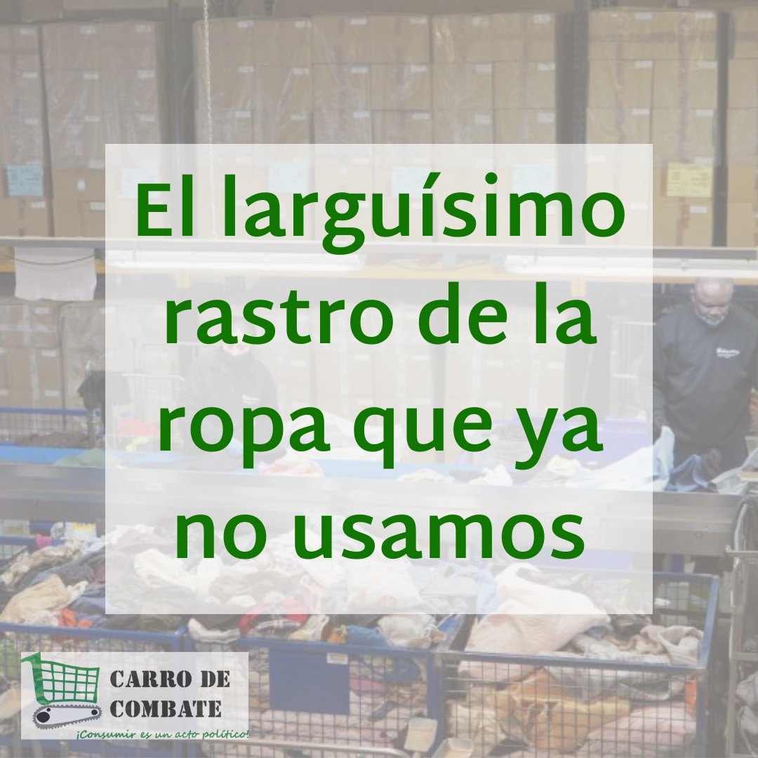 Terminamos la #FashionRevolutionWeek hablando de residuos textiles 👕🚮

En España cada año se generan 900.000 toneladas de residuos textiles, de los que sólo se recicla un 12%

🧵HILO 👇