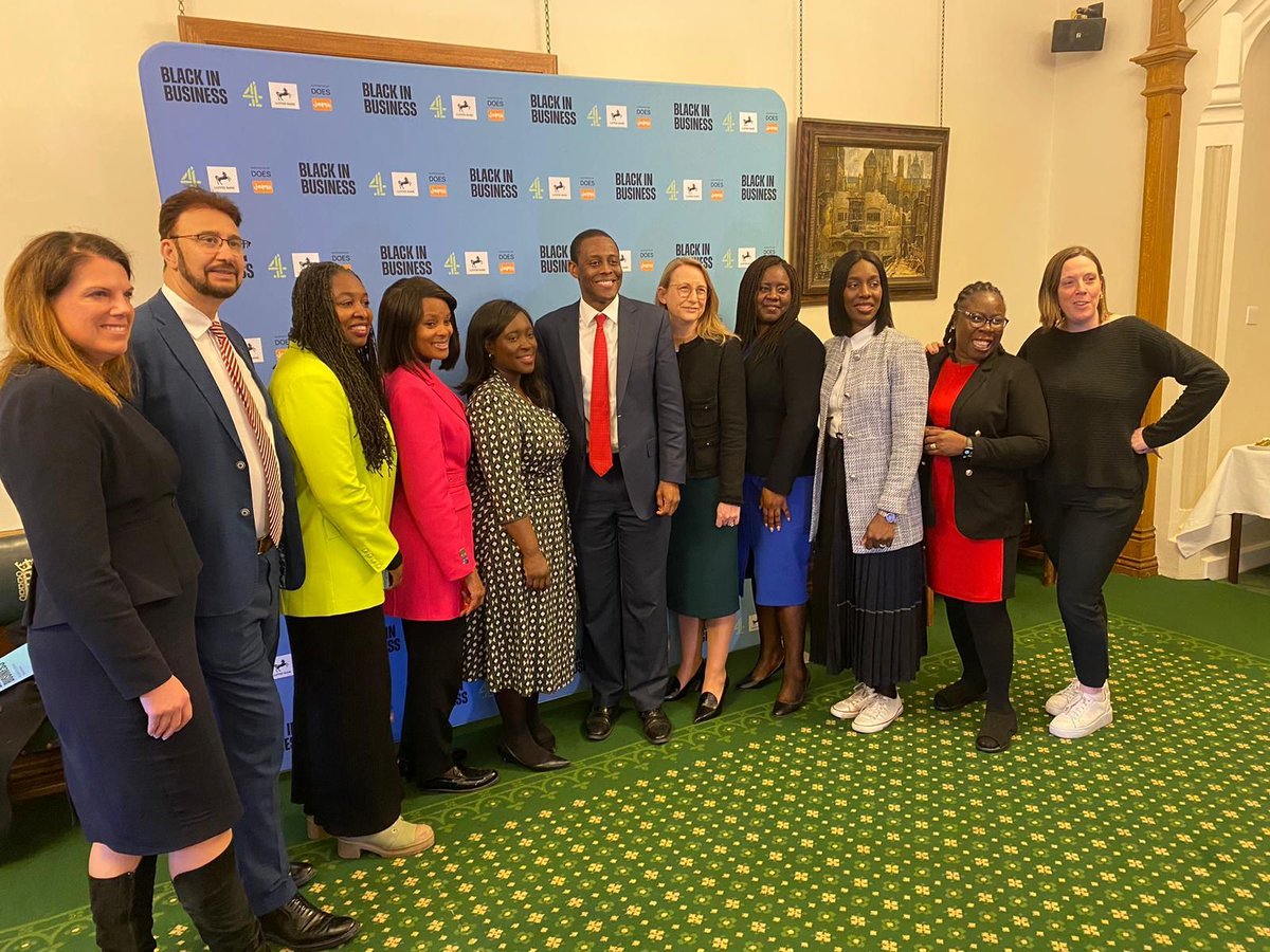 Very happy to have attended the Black in Business initiative Parliamentary reception hosted by @LloydsBank @channel4 It's important that we celebrate and support Black owned businesses to create economic empowerment and foster community growth.