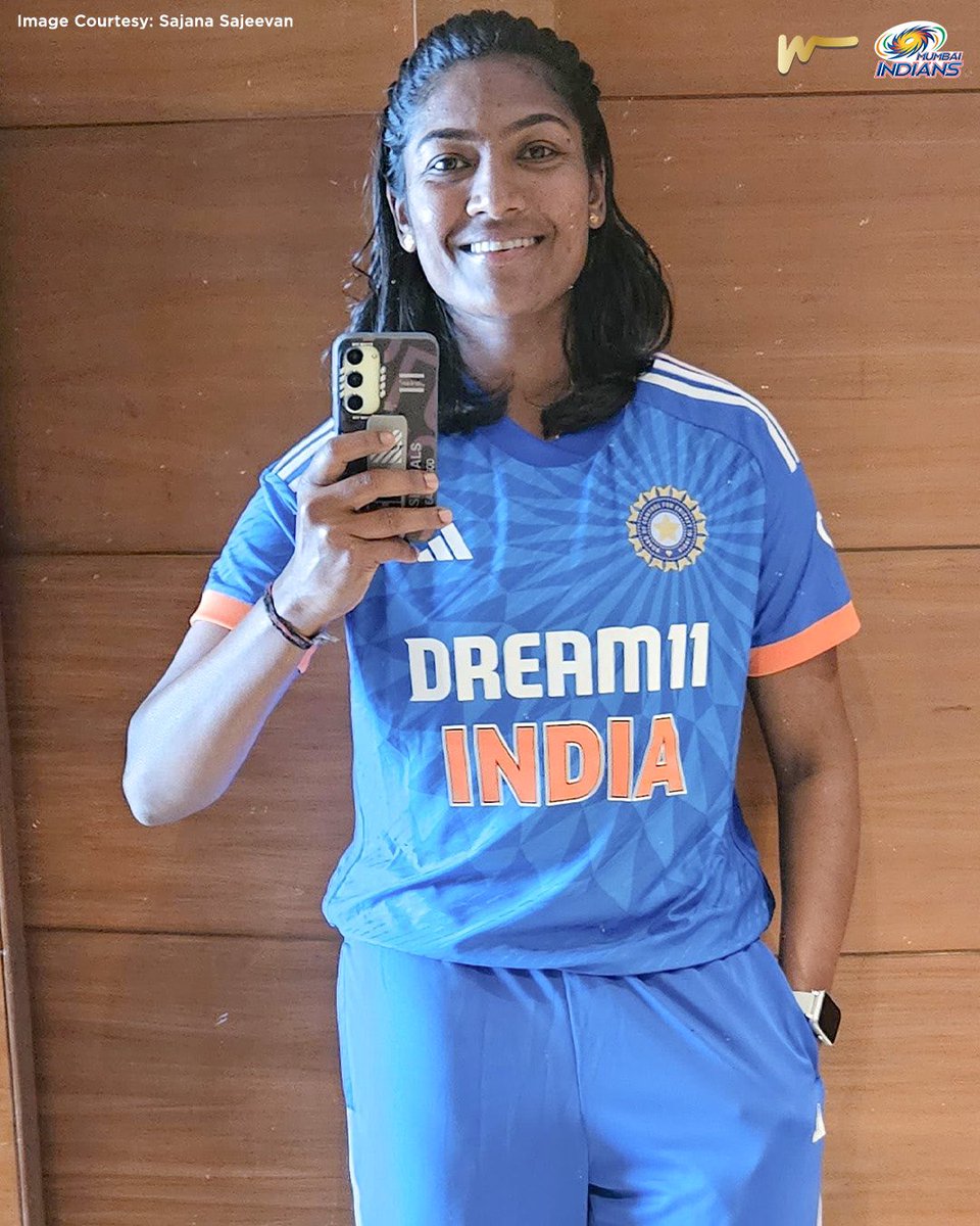 Sajana Sajeevan, India. 🇮🇳💙

We’ve watched this debut moment come true in real time. Go well, Sajju. 🥹

#OneFamily #AaliRe #BANvIND