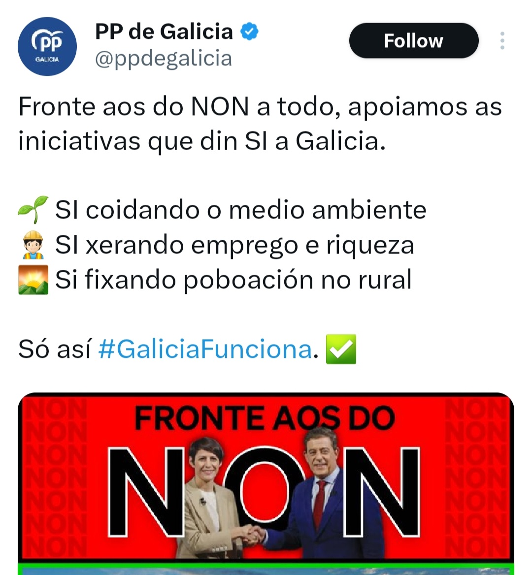 O PSdeG non debería darlle municiòn ao PP para que o inclúan en cousas así. Necesita urxentemente un perfil propio que faga correr o aire co BNG, sen equivocarse de inimigo pero sen remolque ningún #Galicia