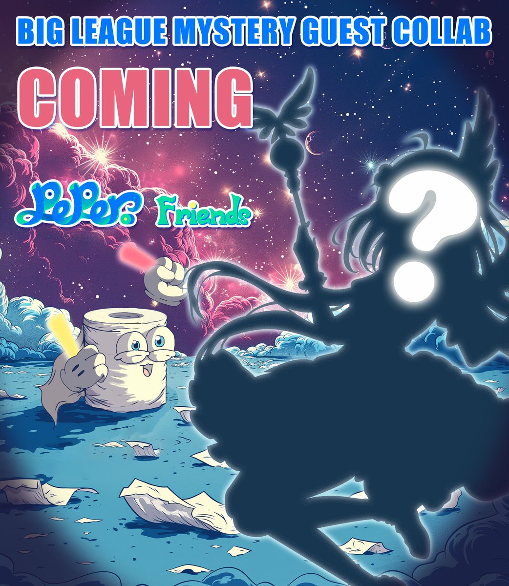 💩Friendship Cooperation💩
She's here!On May 6th,
we'll reveal this young and beautiful guest,
🎁who will bring Pepe Friends wonderful gifts!🎁