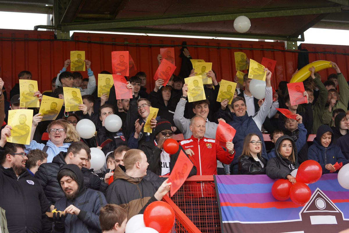 “Keith Bell is booked on the touchline” - 06/04/2024 🗓️ 

We surprised our favourite Kit-Manager with a souvenir yesterday, one for the Louvre right? 🖼️ 

Iconic. #ProudSponsors 🔔🐐