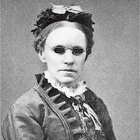 BELOW IS "FANNY CROSBY'
Blind from six weeks of age, known as one of the most prolific hymn writers. By the time of her death, she had written upto 9,000 hymns. In her younger years, Crosby had achieved celebrity status as a poetess, songwriter and advocate for the blind.