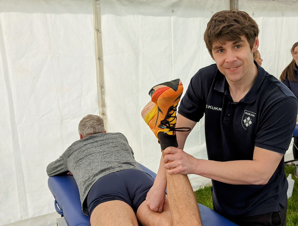 Our team are hard at work providing sports massage to #plymouthhalf runners today - come and say 'hi' if you've finished your half-marathon, 10k or 5k, and feel refreshed for the rest of Sunday!