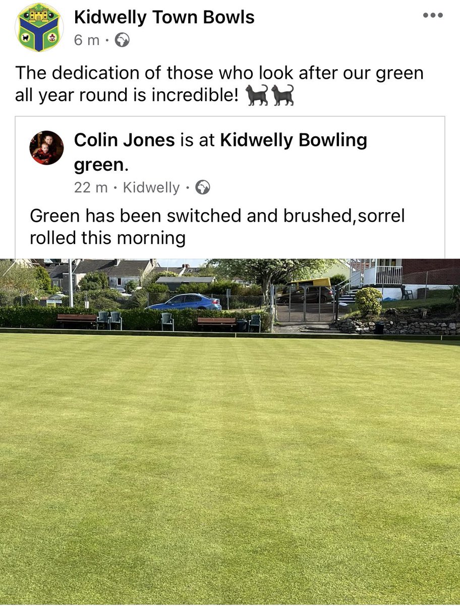 Kidwelly Town Bowling Club (@KidwellyBowls) on Twitter photo 2024-04-28 10:09:48