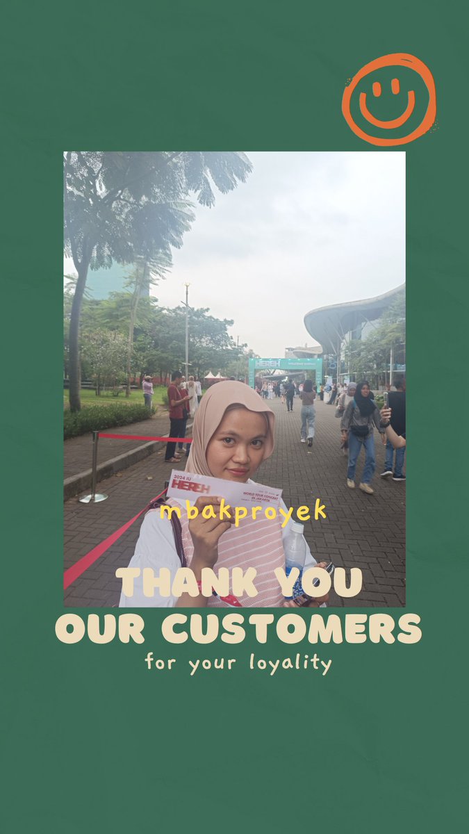 Thank You yang udah beli tiket IU 'HEREH' DAY 2 YA DI mbak ya

Terima kasih, 
Sampai ketemu di Saranghaeyo Indonesia dan Hammersonic 🙏💛

#iuinjakarta