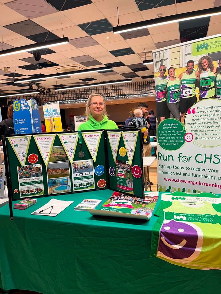 We’re at @BristolRunShow today spreading the word about all the running events you could be part of while supporting CHSW!