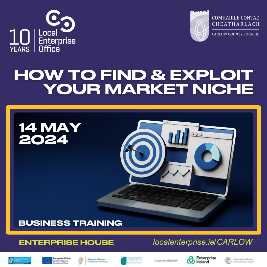 This practical and interactive workshop focuses on tangible ways to grow and develop your business. - Join us on May 14th at Enterprise House Carlow Book on the events page on our website at buff.ly/2Kt9KQW #MakingItHappen @carlowppn @carlowchamber