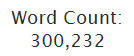 was curious so i checked my ao3 word count and... mazel tov??????