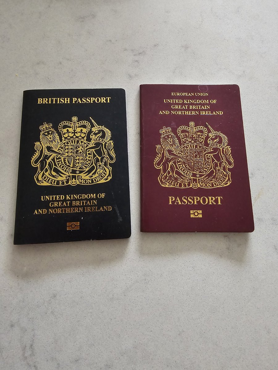My new British passport has arrived. Bye bye EU, never again! 
#Brexit #Britain #British #Saynothe4thReich #Remainers #Remoaners #NevervoteLabour #LabourWereWrong #LabourFriendsOfGenocide #Labour #StopTheBoats #EU #EU4thReich #VoteLeave #IStandWithIsrael