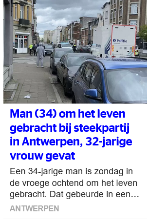 Moord van vandaag. Kijkt daar nog iemand van op? 😡