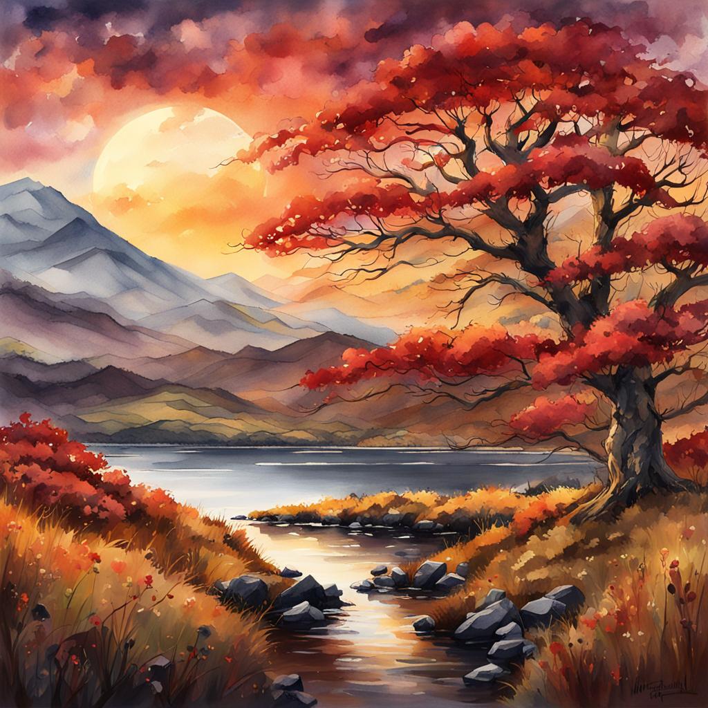 Spring   Evening Cloonaghlin Lough, Co Kerry #irishart #irishartist #irishartists #irishartforsale #irishartcollectors #irishartgalleries   #irishlandscapes #irishlandscapesketch #nftdealer #nftinvestor #nftinvestors   #nftart #nftartist #nftcommunity #nftcollector #nftcollectors