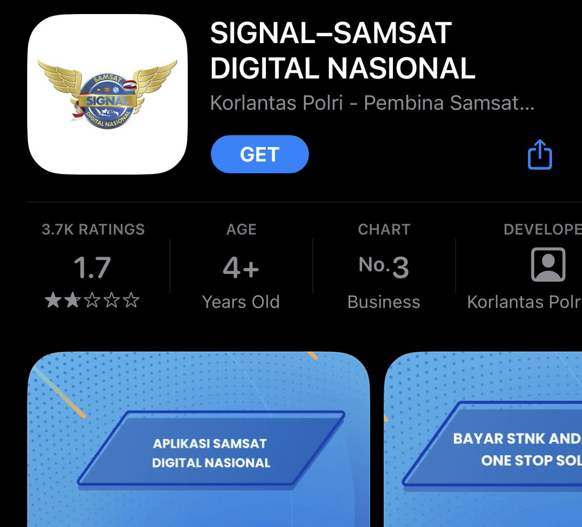 Wah emg ada apa aplikasi Samsat ? Kyknya bagus2 aja 🏃🏃🏃