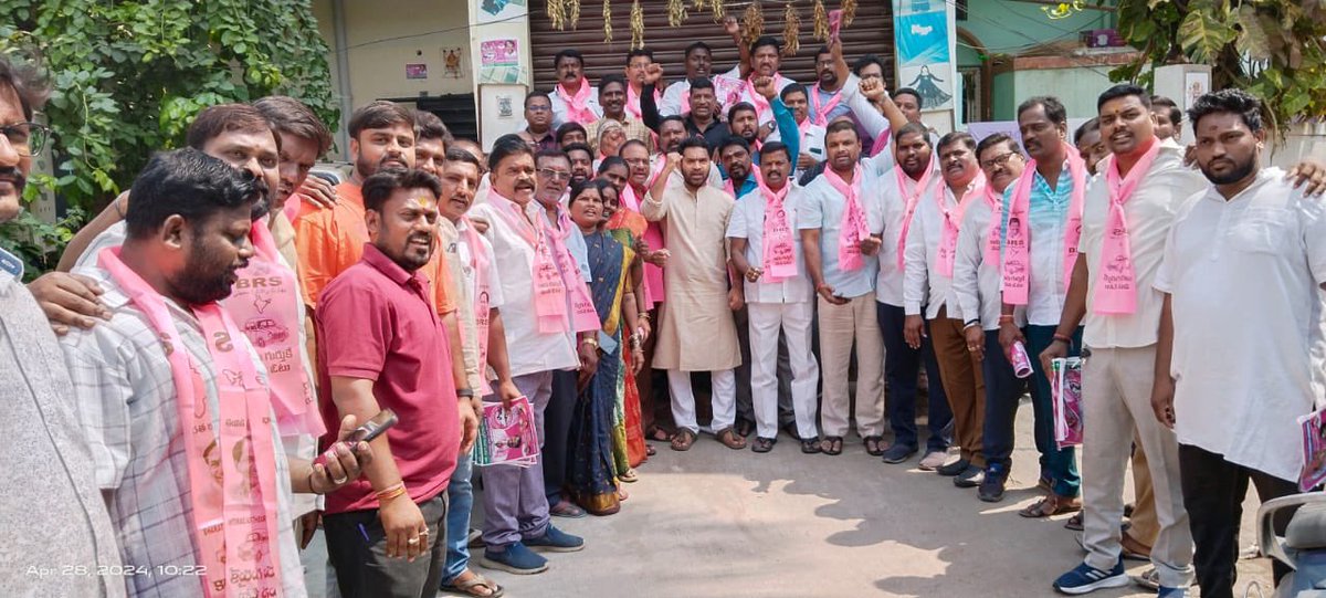 As part of Parliamentary elections conducted door to door campaigning at LB Nagar, Konda Reddy Nagar and Mallaiah Hotel in Kavadiguda Division, Musheerabad Constituency.