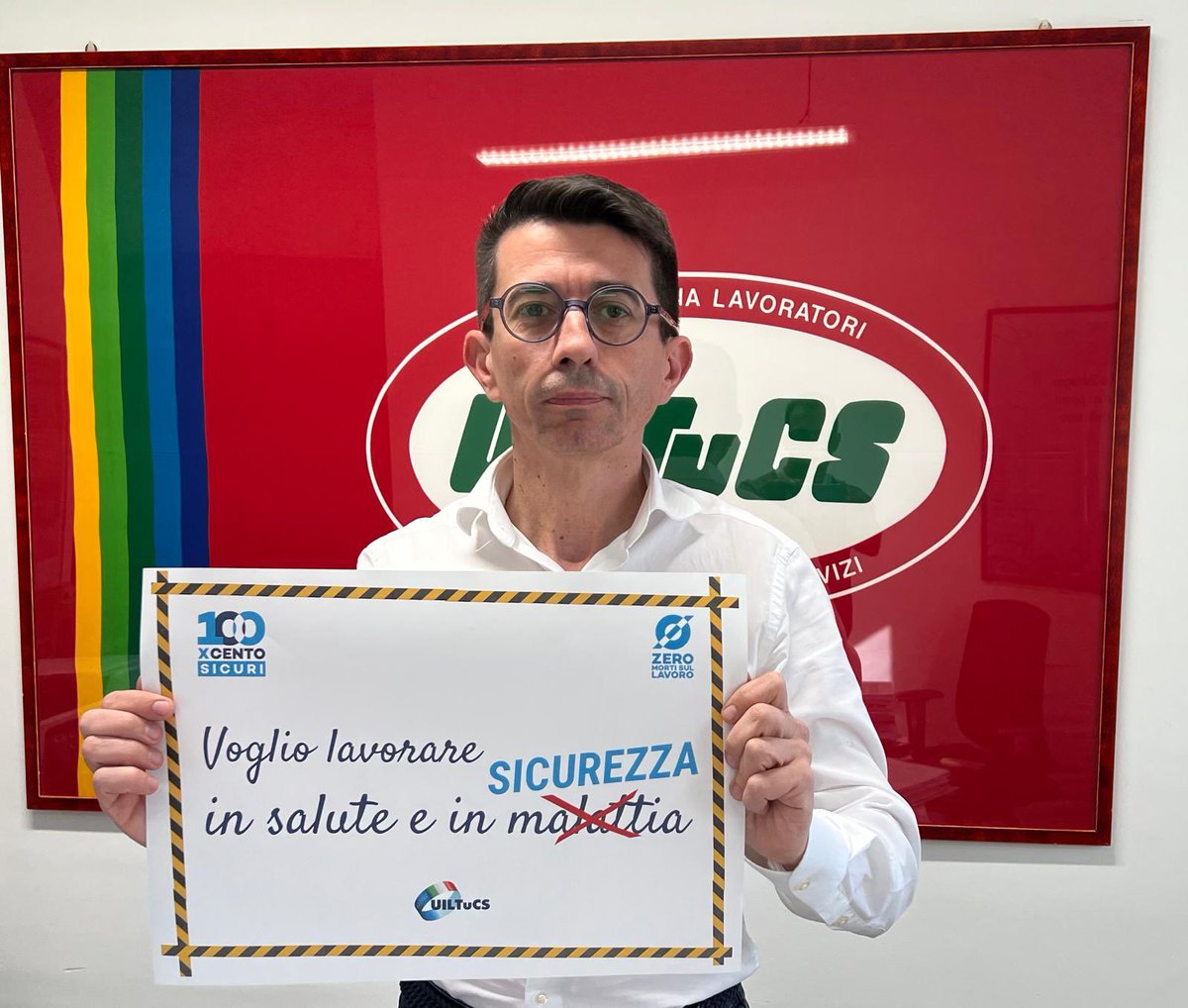 Giornata mondiale per le vittime del lavoro Una piaga da combattere 
Per un #lavoro sicuro e rispettoso delle #persone Anche la #uiltucssardegna impegnata per questa importante battaglia #uil #uiltucs #uiltucssardegna 
#centoxcentosicuri #ZeroMortiSulLavoro #bastamortisullavoro