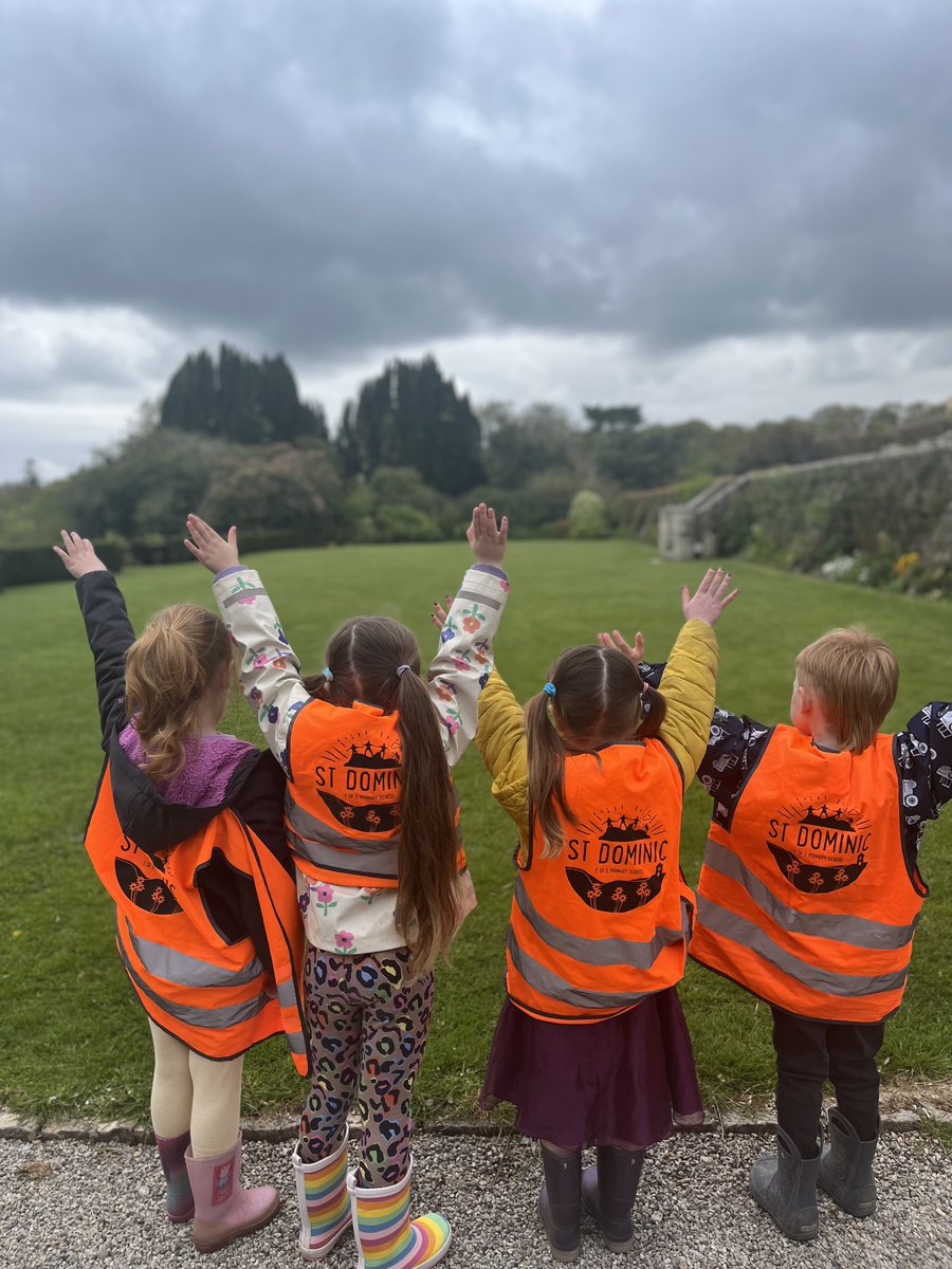StDominicCofE's tweet photo. A trip to Pentillie! 

Tamar class visited Pentillie on Friday to learn about birds from around the world! We LOVED searching the grounds for birds nests. https://t.co/i6wlyWDjlE